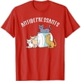 thumbnail image 1 of Cat Antidepressant Funny Cat Unisex T-Shirt for Men Women Kids Toddler,Red Color,Size YXS, 1 of 5