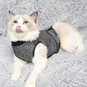 Cat Anxiety Jacket, Anti Anxiety Vest Thunder Vest for Cats Pet Shirt Cat Calming Wrap Calming Solution Vest for Fireworks Thunder Travel Separation