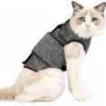 thumbnail image 1 of Cat Anxiety Jacket, Anxiety Vest for Cats, Cat Anti Anxiety Vest, Shirt for Cat, Cats Calming Wrap Vet Recommended Calming Solution Vest for Fireworks, Travel, Separation, 1 of 6
