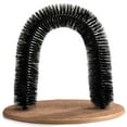 thumbnail image 1 of Cat Arch Self Grooming and Massaging Brush Toy, Pet Scratcher Pads Hair Cleaner, 1 of 6