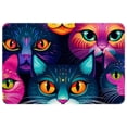 thumbnail image 1 of Cat Area Rugs: Polyester Non-Slip Machine Washable Floor Carpet Office Rug, 1 of 6