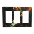 thumbnail image 1 of Cat Astronaut Switch Cover Decorative Wall Plate 3-Gang Standard Size, 1 of 5