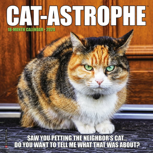 CatAstrophe 2024 7 X 7 Mini Wall Calendar (Other)
