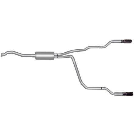 Gibson Exhaust 9508 GIB9508 98-11 RANGER/98-09 MAZDA BSERIES 2.3L/2.5L/3.0L/4.0L EXTENDED CAB SB DUAL SPLIT REAR EXHAUST SYSTEM