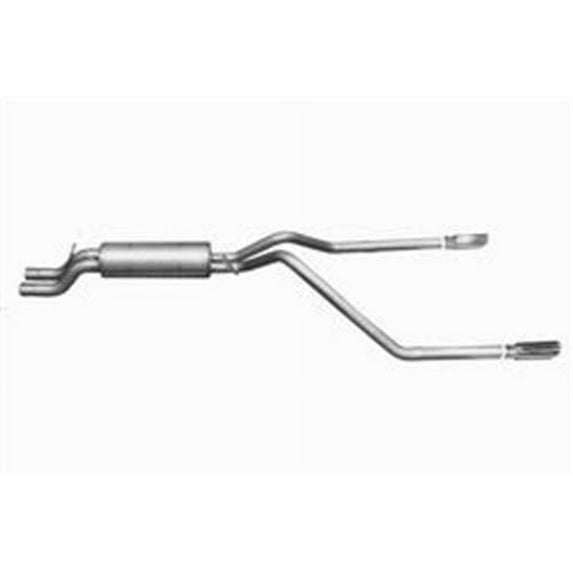 Cat-Back Dual Split Exhaust System, Stainless Fits select: 2001-2002,2004-2006 CHEVROLET SILVERADO