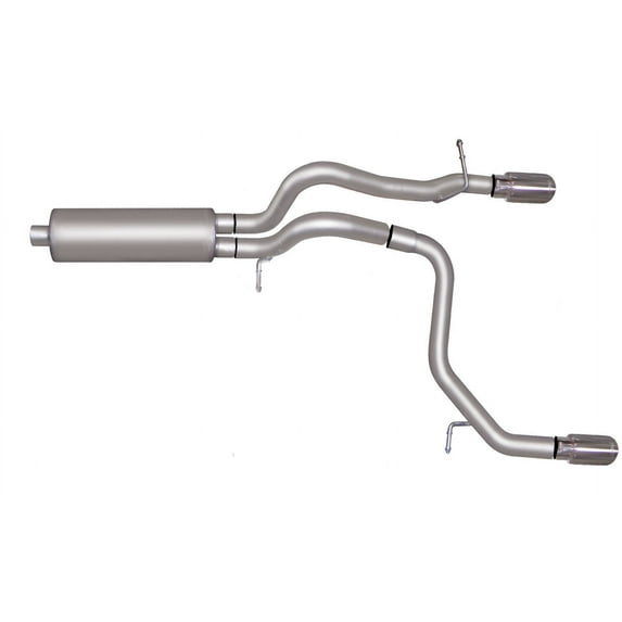 Cat-Back Dual Split Exhaust System, Stainless Fits select: 2008-2010 HUMMER H3 ALPHA