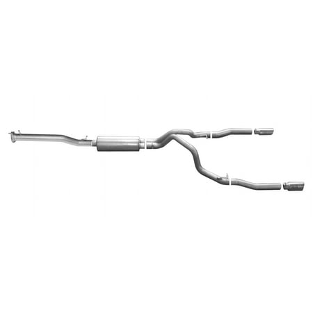 Cat-Back Dual Split Exhaust System, Stainless Fits select: 2011-2019 CHEVROLET SILVERADO, 2011-2019 GMC SIERRA