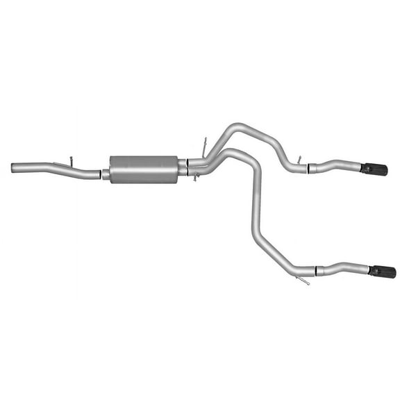 Cat-Back Dual Split Exhaust System, Stainless Fits select: 2015-2018,2020 CHEVROLET TAHOE