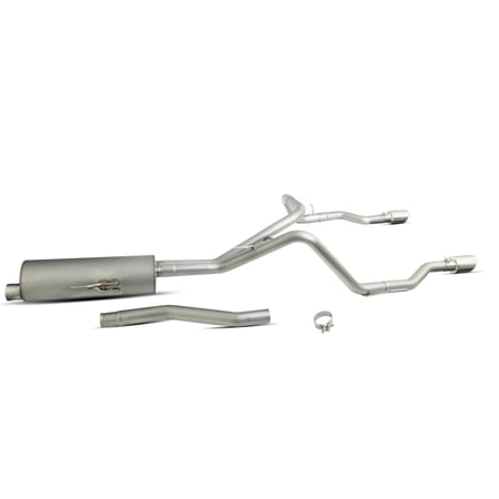 Cat-Back Dual Split Exhaust System, Stainless Fits select: 2021 TOYOTA TACOMA DOUBLE CAB/SR/SR5/TRD SPORT/TRD OFF ROAD/TRD PRO, 2017 TOYOTA TACOMA ACCESS CAB/SR5/TRD SPORT/TRD OFF ROAD