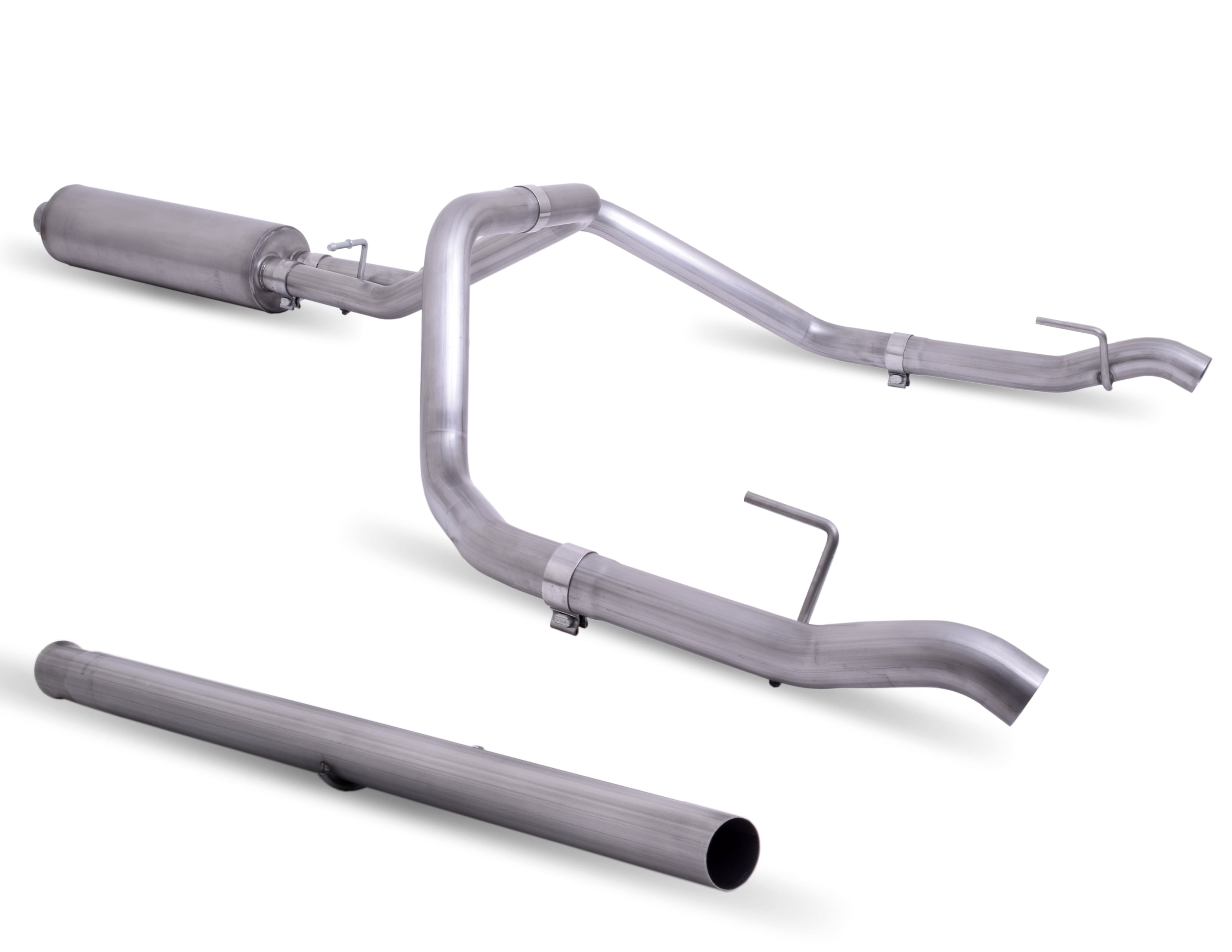 Cat-Back Dual Split Exhaust System, Stainless