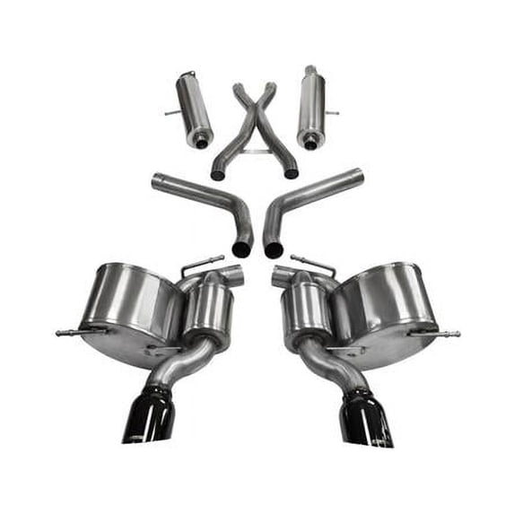 Cat-Back Exhaust System Jeep Grand Cherokee 2012-2015, Black