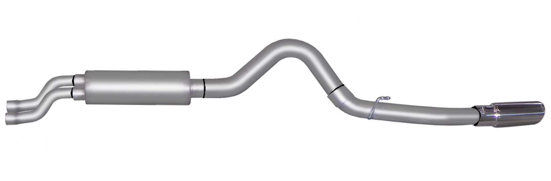 Cat-Back Single Exhaust System, Aluminized Fits select: 2001-2002,2004-2006 CHEVROLET SILVERADO