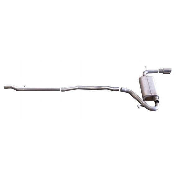 Cat-Back Single Exhaust System, Stainless Fits select: 2007-2011 JEEP PATRIOT, 2012 JEEP PATRIOT SPORT