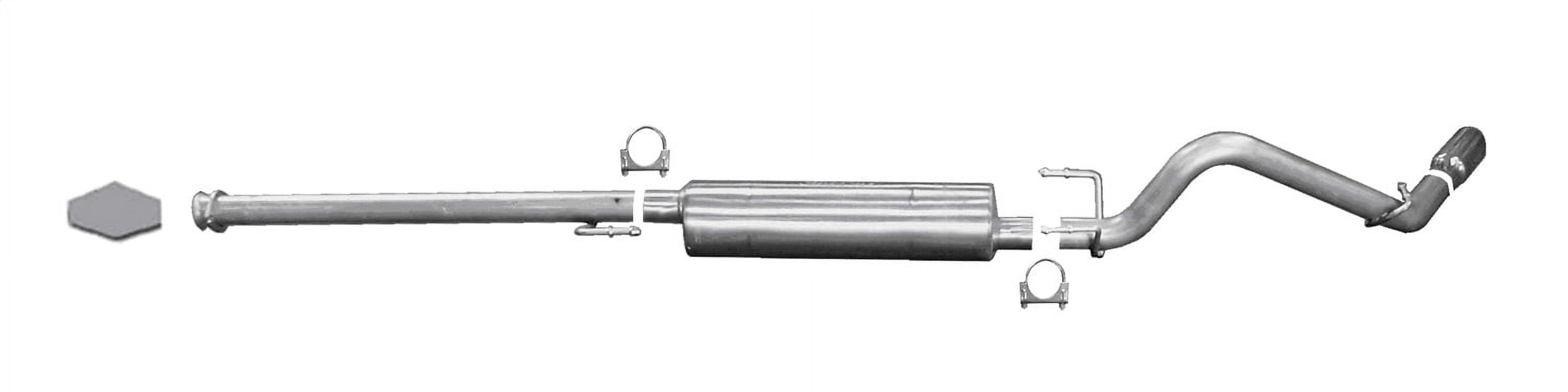 Cat-Back Single Exhaust System, Stainless Fits select: 2013 TOYOTA TACOMA DOUBLE CAB, 2009-2012 TOYOTA TACOMA ACCESS CAB