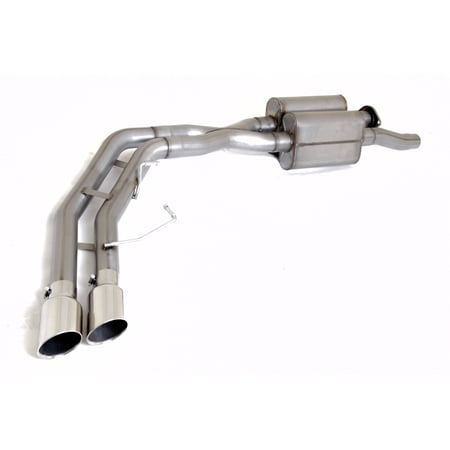 Cat-Back Super Truck Exhaust System, Stainless