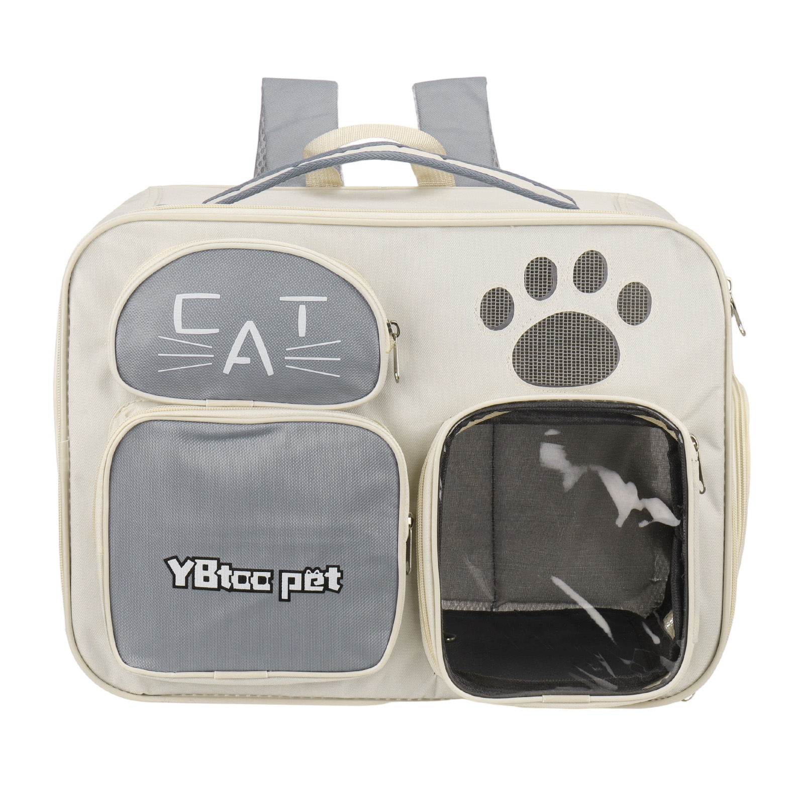 Uxcell Cat Backpack Carrier, Breathable Dog Backpack for Cats or Small Dogs Blue