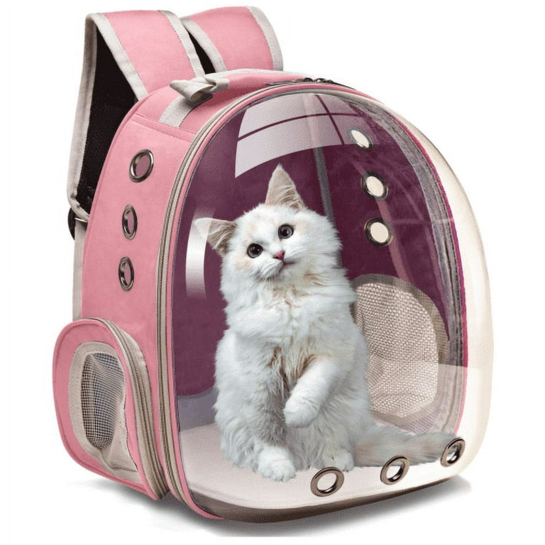 Cat Backpack Carrier Bubble Bag, Small Dog Backpack Carrier for Small Dogs,  Space Capsule Pet Carrier Dog Hiking Backpack Travel Carrier 
