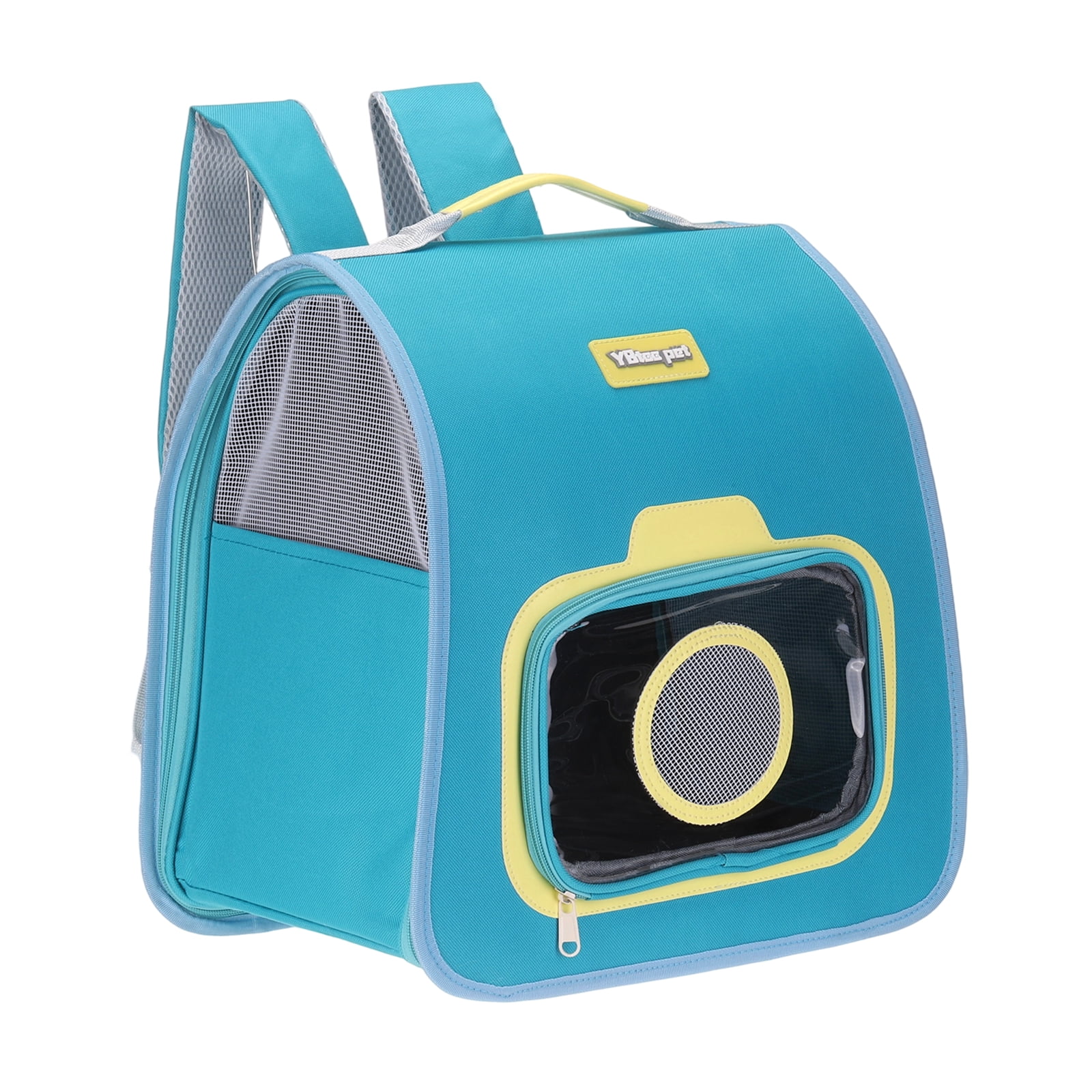 Cat Backpack Carrier, Large Space & Foldable, Breathable Pet Hiking Travel Backpack Sky Blue