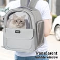 thumbnail image 1 of Cat Backpack Carrier for Small Pets up to 20 lbs – Dog Backpack Carrier with Bubble Window, Ventilated Mesh Sides, Adjustable Straps – Pet Backpack, Cat Bag Carrier, Cat Travel Bag, Puppy Carrier Bag, 1 of 9