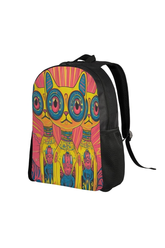 Cat Backpack Double Shoulder Backpack Durable, Spacious, Ergonomic Design for Travel, Work & Outdoor Use