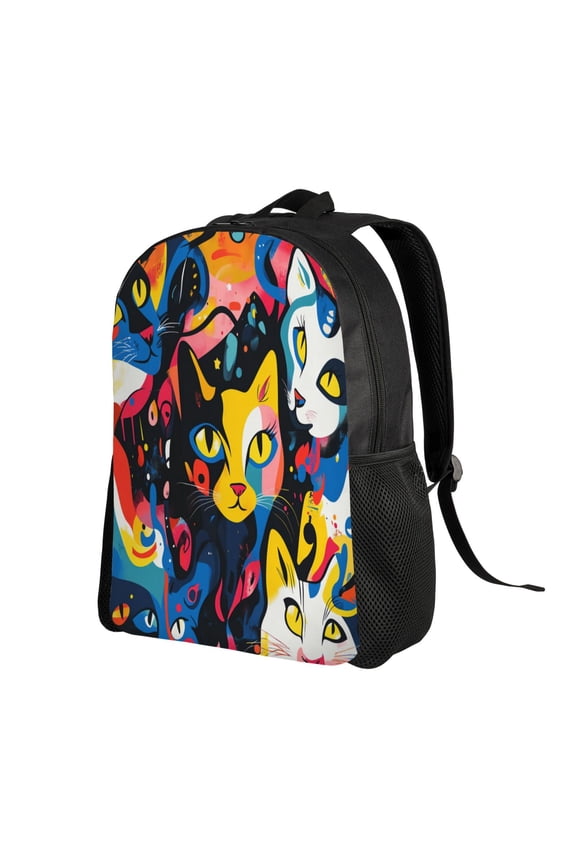 Cat Backpack Double Shoulder Backpack Durable, Spacious, Ergonomic Design for Travel, Work & Outdoor Use