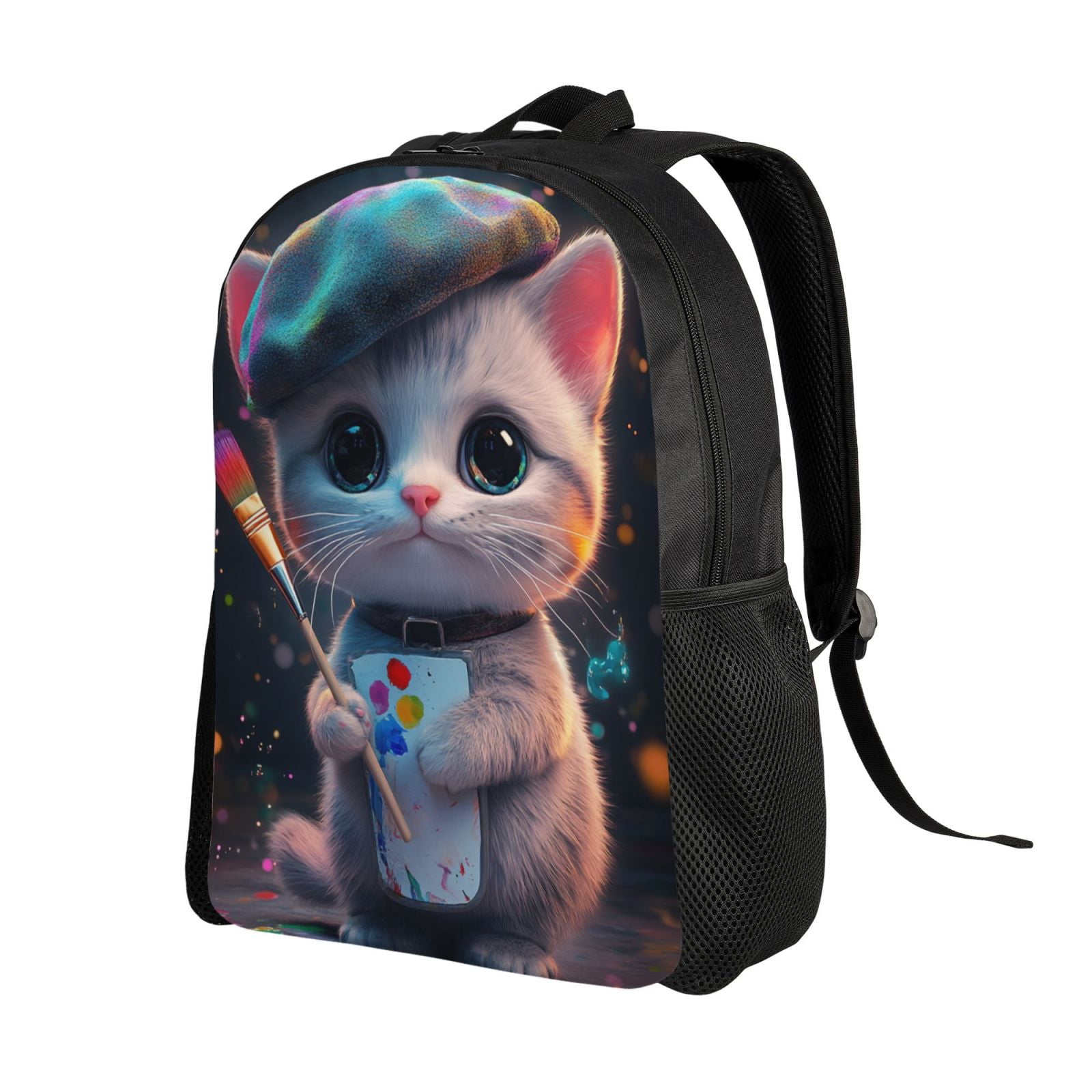 Cat Backpack Double Shoulder Backpack Durable, Spacious, Ergonomic Design for Travel, Work & Outdoor Use