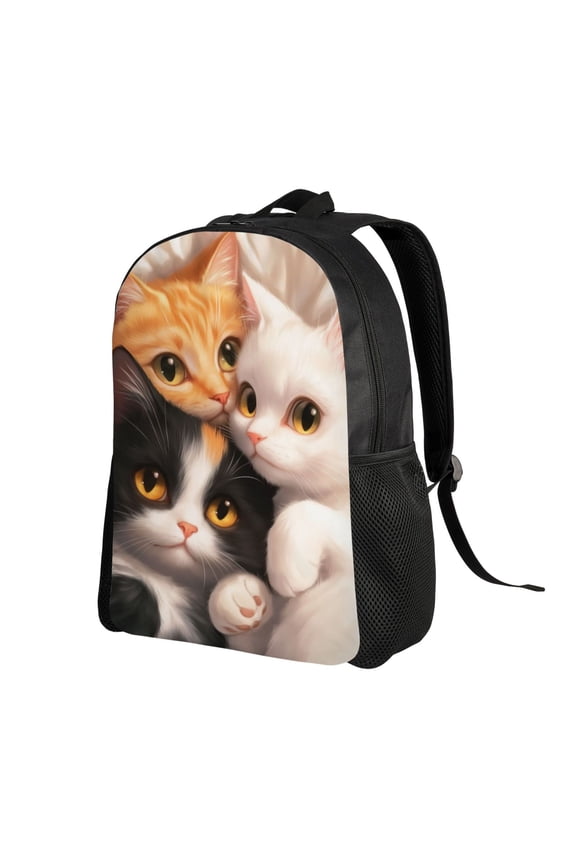 Cat Backpack Double Shoulder Backpack Durable, Spacious, Ergonomic Design for Travel, Work & Outdoor Use