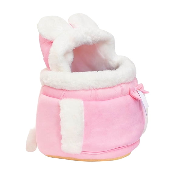 Cat Backpack Front Carrier Cute Shape Design Winter Soft Warm Pet Bag for Cats, Cat Travel Camping Sightseeing Backpack (Pink)