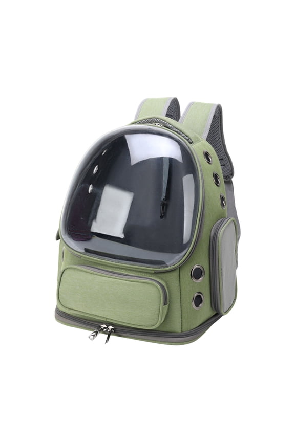 Cat Travel Backpack for Cats with Transparent Window Large Internal Space Breathable Design Ideal for Hiking Camping Outdoor Adventures