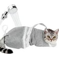 thumbnail image 1 of Cat Bag for Bathing Set with Cat Grooming Washing Bag Adjustable Pet Shower Brush - Cat Bathing Mesh Bag Anti Scratch Anti Bite Soft Durable for Cats & Dogs Restraint Grooming Nail Trimming Washing, 1 of 10