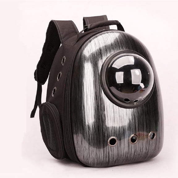 Cat Bag Going Out Portable Double Shoulder To Go Bag Pet Cat Backpack,Galactic grey