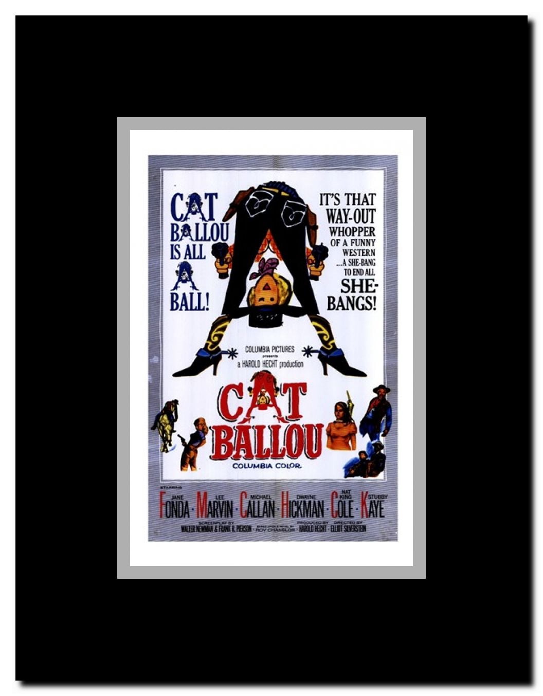 Cat Ballou Framed Movie Poster