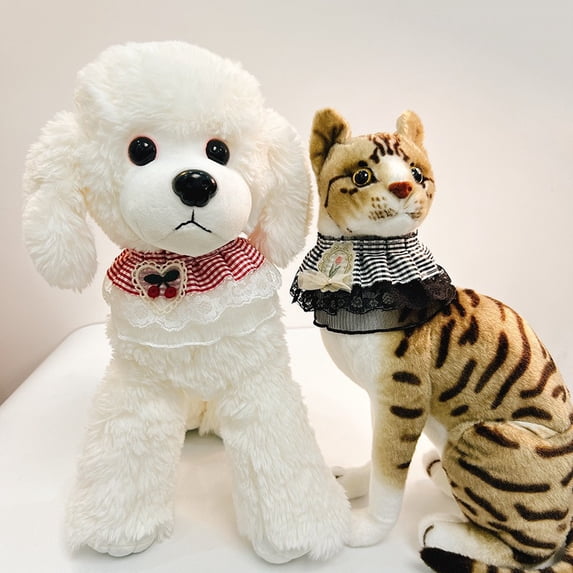 Cat Bandana Scarf Washable Triangular Bibs Pet Adjustable Washable Kerchief Dog Bandana for Small and Large Dogs Party Supplies