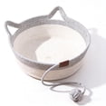 Cat Basket Bed,Stimuli Cat Bed with Toy Tail,Cats Ear Design ...