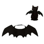 Arroyner Halloween Bat Wings Costume, Black Felt, Small Dog/Cat Apparel, Black