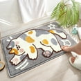 thumbnail image 1 of Cat Bath Mat Bathroom Rug, Plush Microfiber Shower Rug Non-Slip Water Absorbent Bath Rug, Funny Animal Floor Mats for Kids Room, Bedroom, Kitchen (Calico Cat, 20 x 31), 1 of 6
