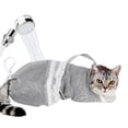 thumbnail image 1 of Cat Bathing Bag, Adjustable Breathable Cat Grooming Mesh Bag, Anti-bite & Anti-Scratch Cat Bath Washing Restraint Bag, For Showering and Trimming Nails(1Pc, Grey), 1 of 8