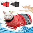 thumbnail image 1 of Washing Cat Bag, Bathing Bag for Cats Cat Restraint Bag Adjustable Cat Bath Bag for Pet Tool, 1 of 7