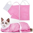 thumbnail image 1 of Cat Bathing/Grooming Bag Anti-Bite and Anti-Scratch for Bathing, Nail Trimming, Medicine Taking,Injection,Adjustable Multifunctional Breathable Restraint Shower Bag 1pcs, 1 of 7