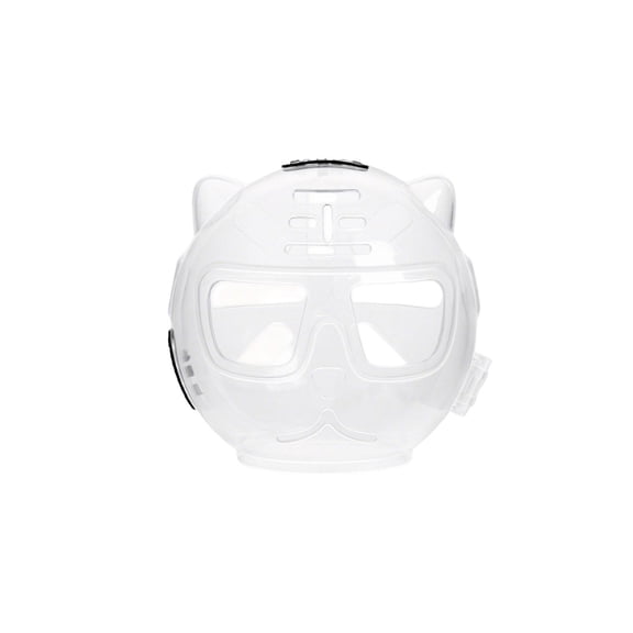 Cat Bathing Supplies, Cat Muzzle for Grooming, Full Face Cover, Transparent Plastic, Adjustable Fastening, Anti-Fight Scratch, 1 Pc (160 Chars)