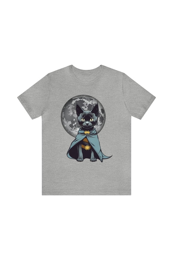 Cat, Batman - BatCat?? CatMan?? - Unisex Jersey Short Sleeve Tee