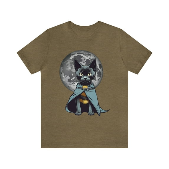 Cat, Batman - BatCat?? CatMan?? - Unisex Jersey Short Sleeve Tee