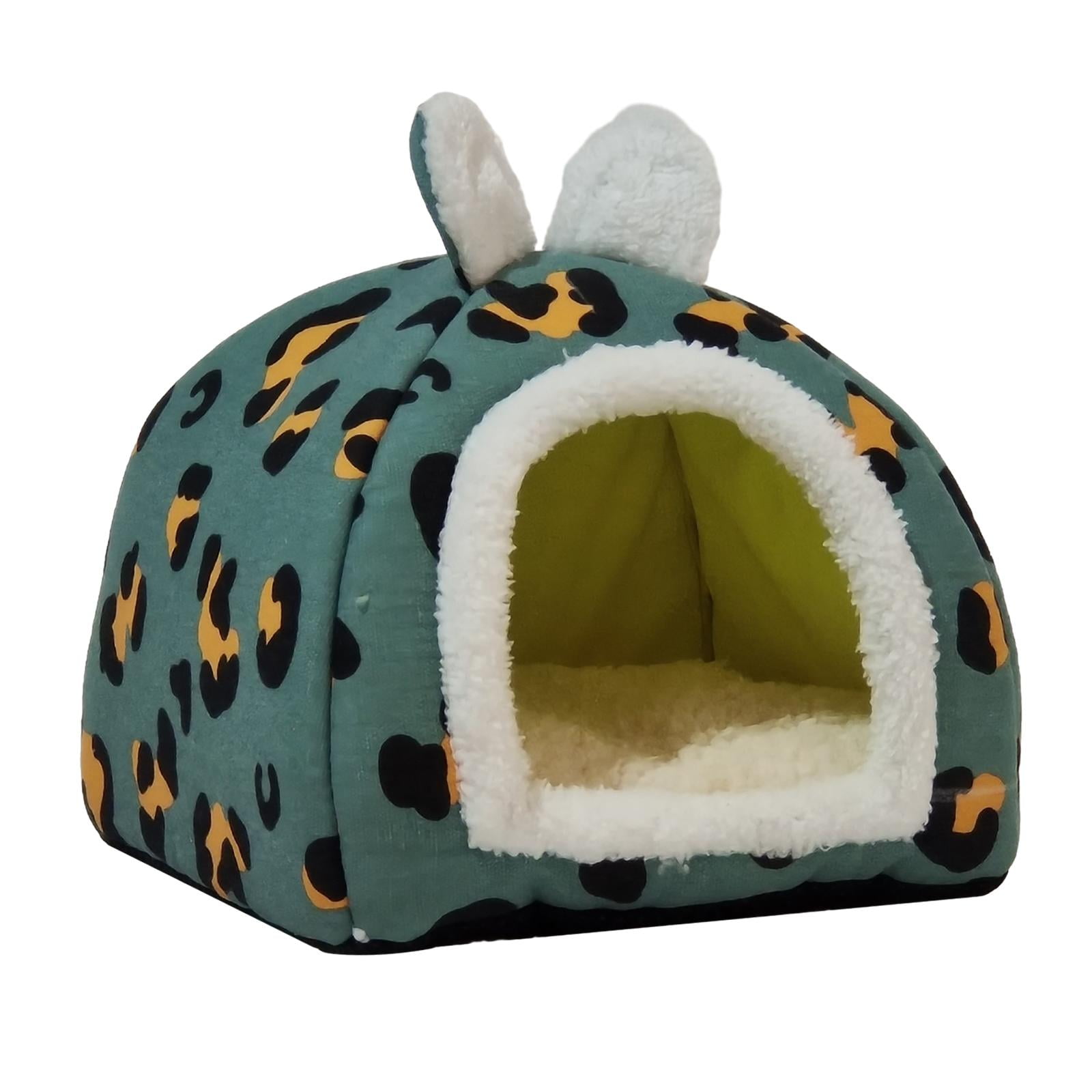 Cat Bed Cave Cozy Indoor Cats Calming Furniture Dog Beds for Dog Cats Kitten Blue Medium