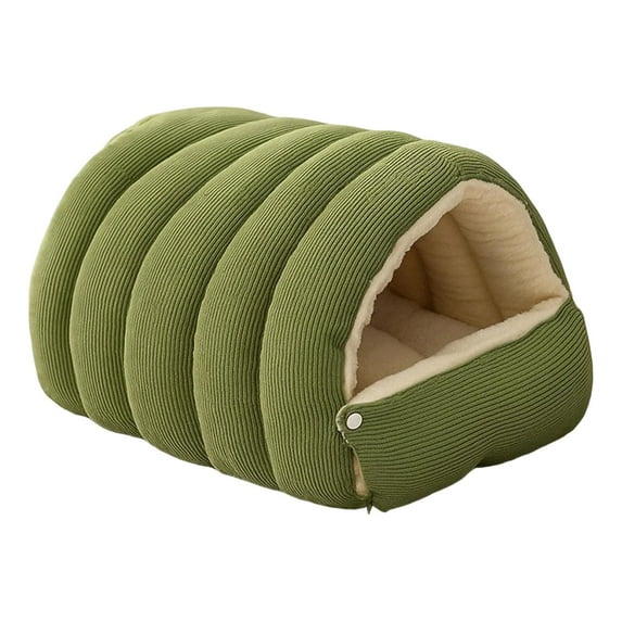 Cat Bed Cave Enclosed Kitty Shelter Plush Cozy Soft Material for Indoor Cats and Small Pets
