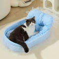 thumbnail image 1 of Cat Bed, Dog Bed, Large Dog Bed Multi-functional Pet Bed & Mat Set, Cat House & Sleeping Pad for All Pets, 1 of 6