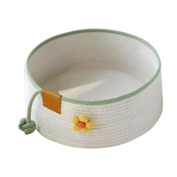 Cat Bed,Dog Beds, Cat Supplies, 28x28 In Cotton Rope Woven Pet Bed - Washable Scratching Pad for Small Dogs/Cats