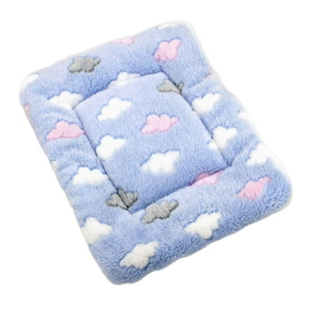 Cat Bed Mats Dog Bed Mat Kennel Soft Pet Sleeping Bed Mats Fleece Washable Cage Pad Pet Pad for Bunny Rabbit Puppy Cats or Small Dogs Doggy