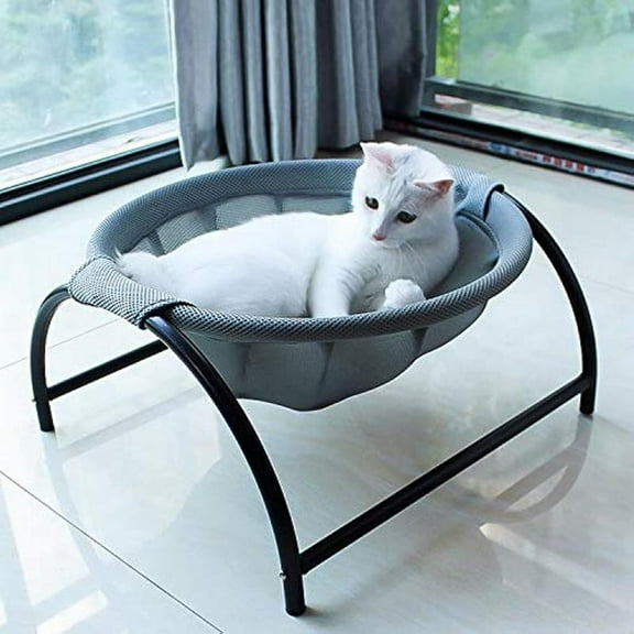 Cat Bed Pet Hammock Dog Bed Free-Standing Kitty Sleeping Cat Supplies Pet Supplies Whole Wash Stable & Breathable Easy Assembly Indoors Outdoors