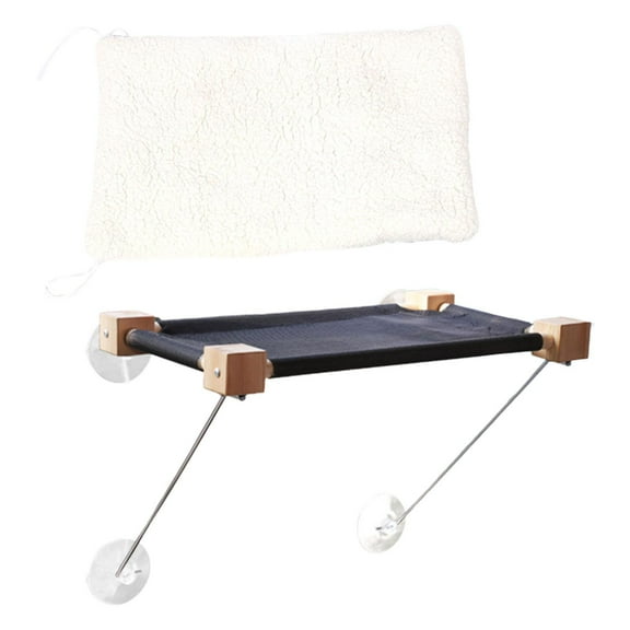 Cat Bed Window,Cat Bed Window Hammock Sill Perch for Large Cats,Wall Mount Hanging Bed Window Cat Seat Kitty,Kitten Pet Cats Sunbath Resting Seat Cushion Pad,Cat Window Perch for Indoor Cats