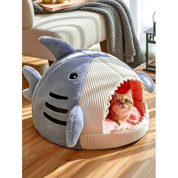 Cat Bed for Indoor Cats, Soft Pet Cave Bed, Cozy Small Dog House ...